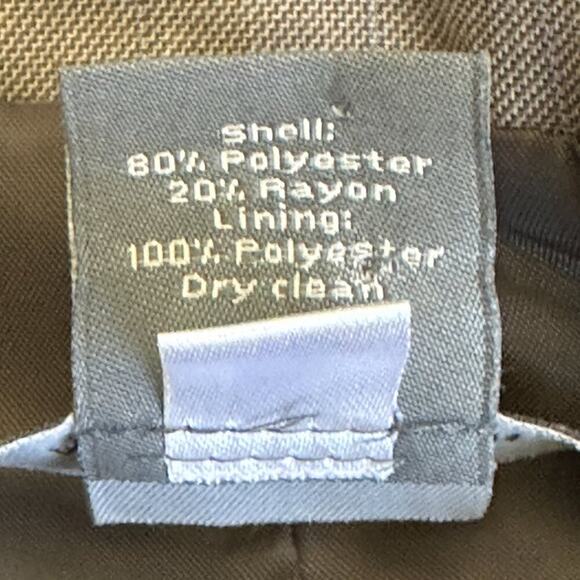 Ann Taylor Blazer Womens 12 Gray Tailored 3 Button Neutral Light Academia Career - Picture 5 of 5